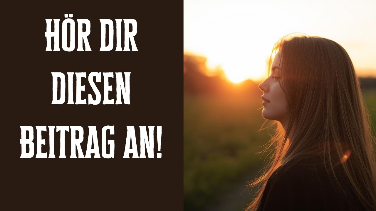 Höre dir diesen Beitrag an – und dein Leben wird besser