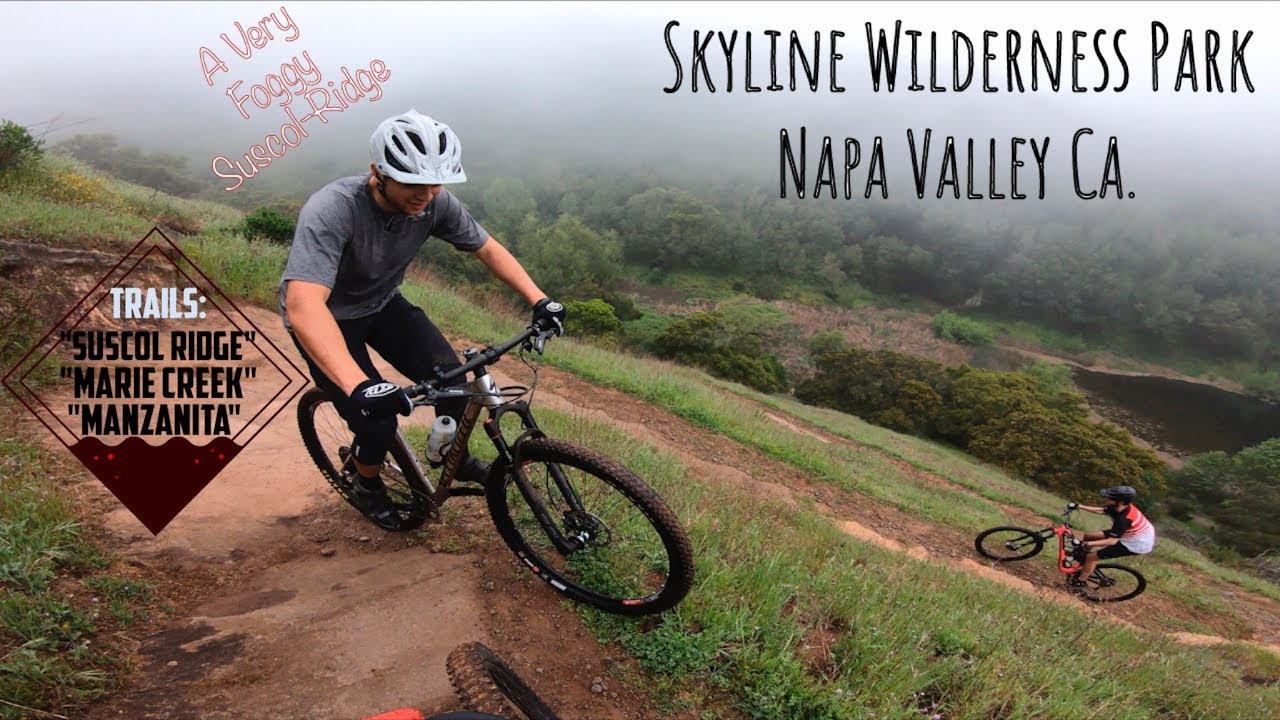 Skyline Wilderness Park's Suscol Ridge, Marie Creek & Manzanita Trail/360 Views Disorienting Fog