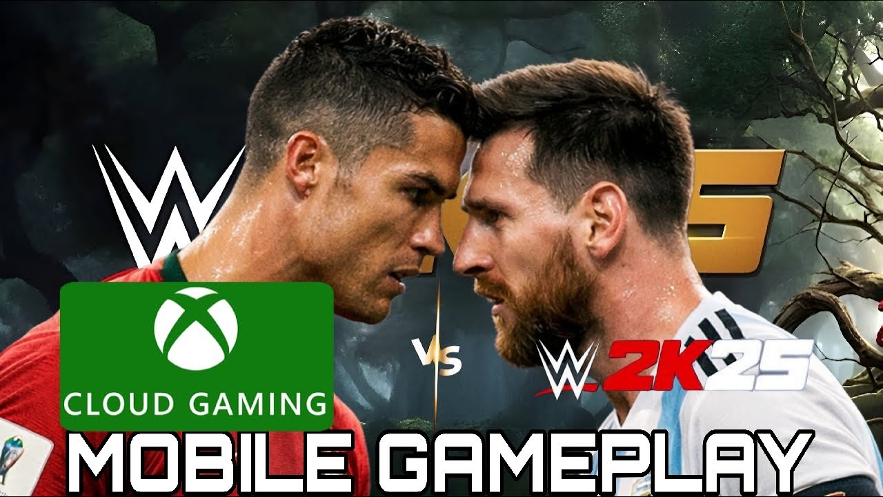 RONALD VS MESSI | WWE 2K25 MOBILE GAMEPLAY | XBOX CLOUD GAMING |