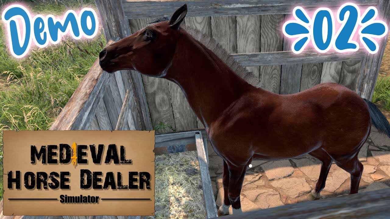 Ein Stall für's Fohlen🥰 🐎 Medieval Horse Dealer Demo | 02