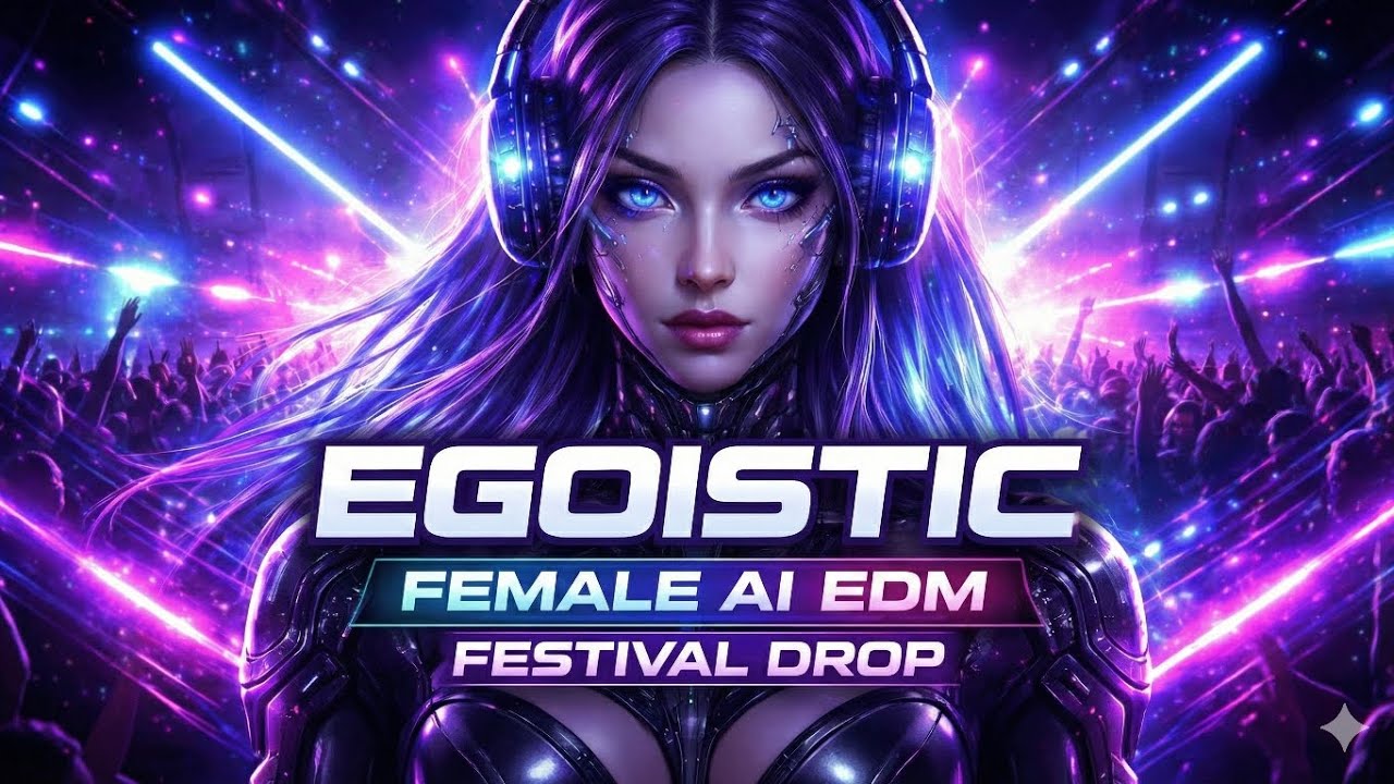 EGOISTIC 🤖🔥 | Female Robotic EDM Anthem | Futuristic Festival Drop  @Alanwalkermusic@marshmello 