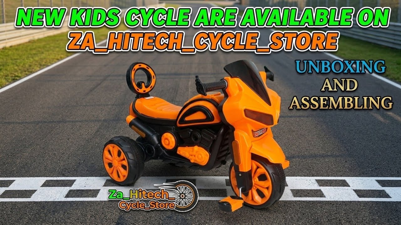 Tarzan Tricycle Full Unboxing & Assembly 🚲 l Kids Tricycle Setup l Complete Review 