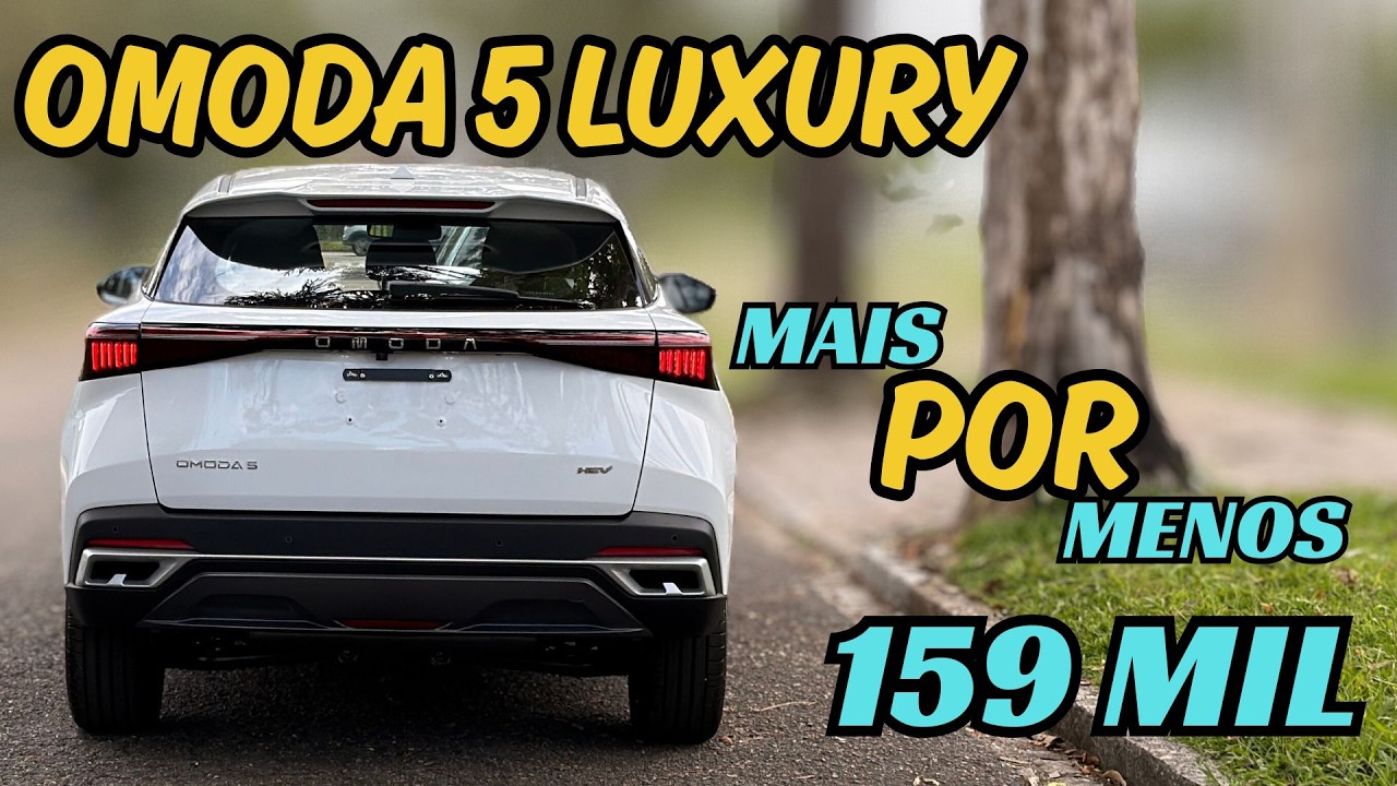OMODA 5 SHS LUXURY: HEV de ENTRADA com preço de 159 mil