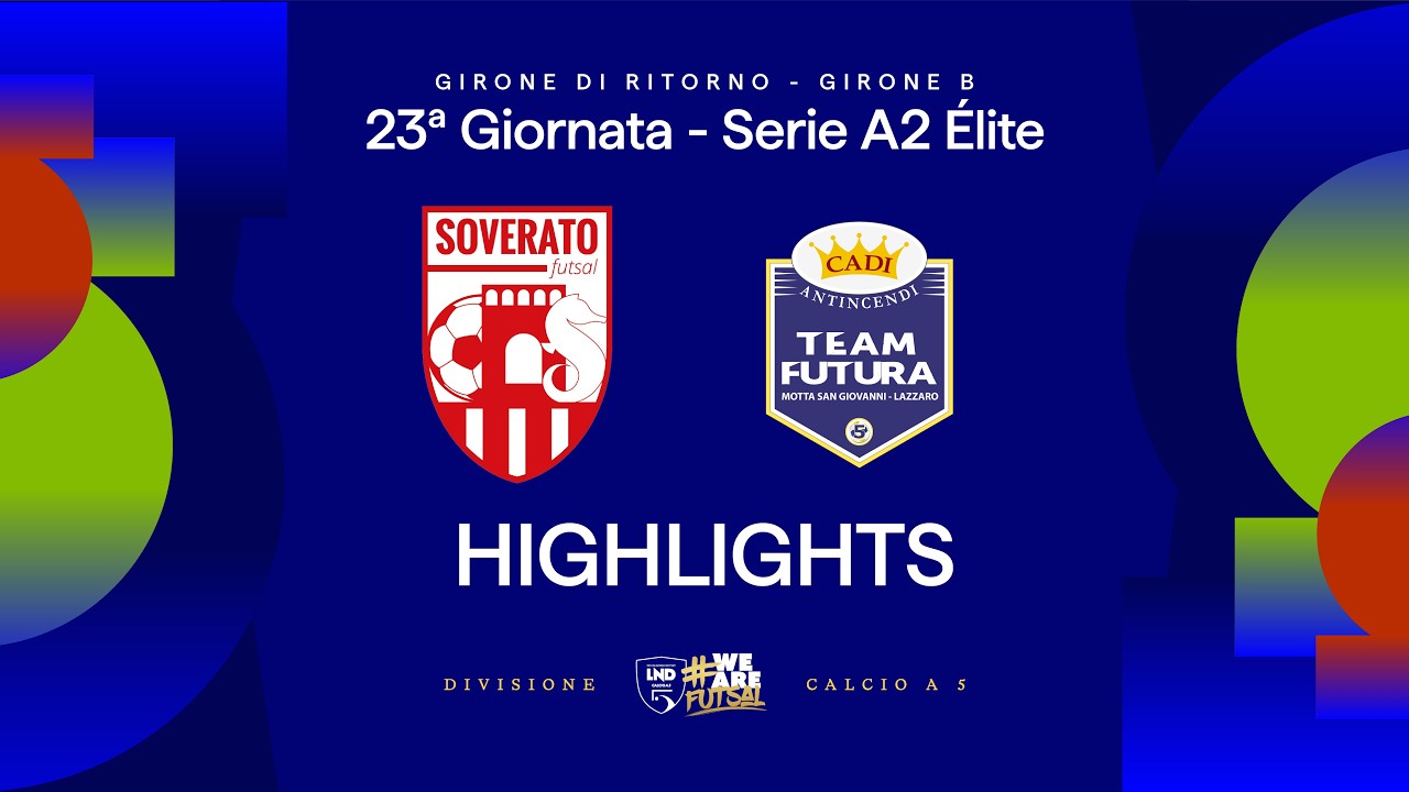 Soverato Futsal-Cadi Antincendi Futura  2-8 | Gol e HL | 23ª giornata | Serie A2 Élite 25/26 - B
