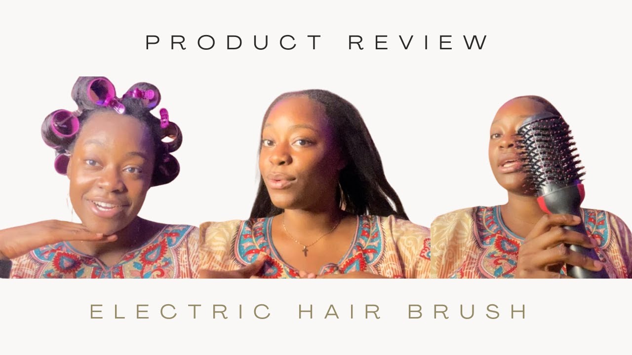 review: electric hair brush ft AliExpress + GRWM