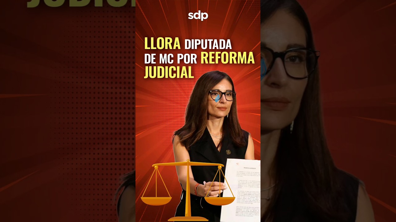 &iquest;Quiere LLORAR? 😭 DIPUTADA de MC, LAURA BALLESTEROS 🟠, lamenta REFORMA JUDICIAL