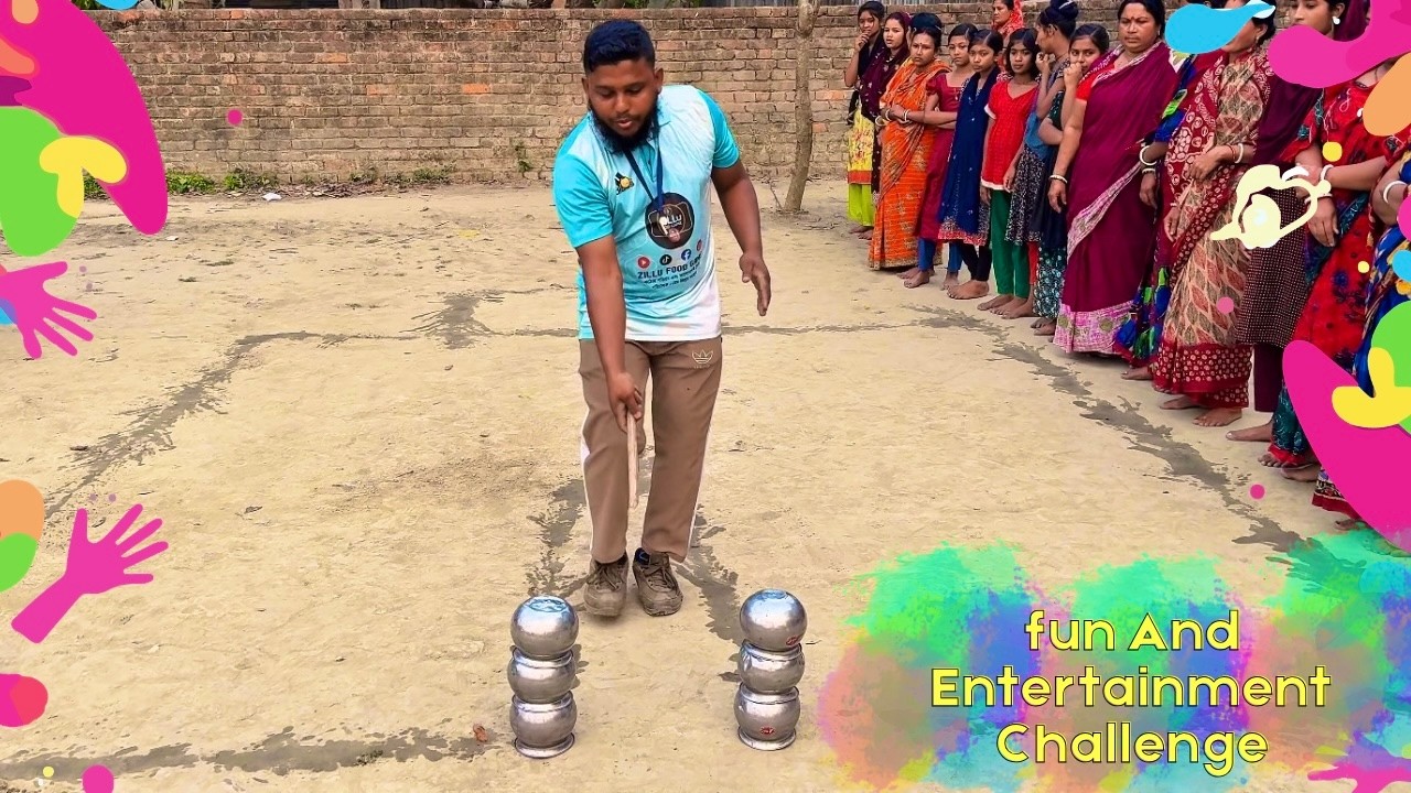 Fun And Entertainment Food Challenge | That childhood tire game