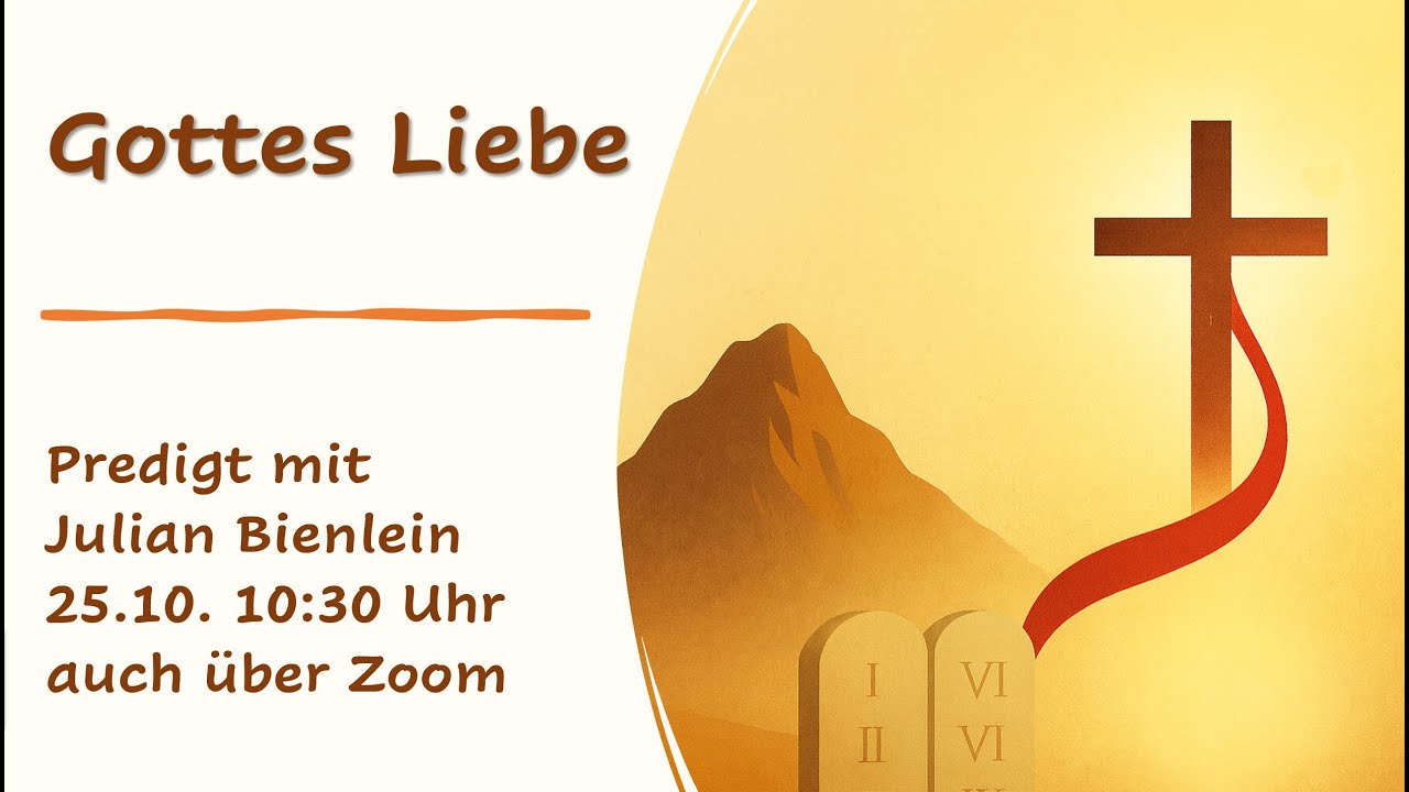 Predigt von Julian Bienlein vom 25.10.2025