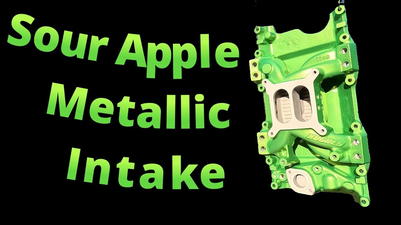 Powder Coating Illusion Metallic Intake Manifold