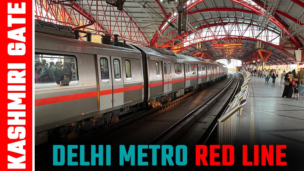 Kashmere Gate Metro Station || Red , Violet and yellow line Metro || Biggest Metro Station in Delhi