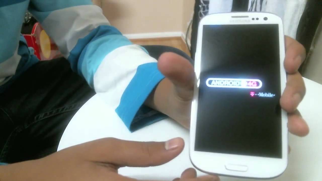 T-Mobile white samsung galaxy S3 Unboxing
