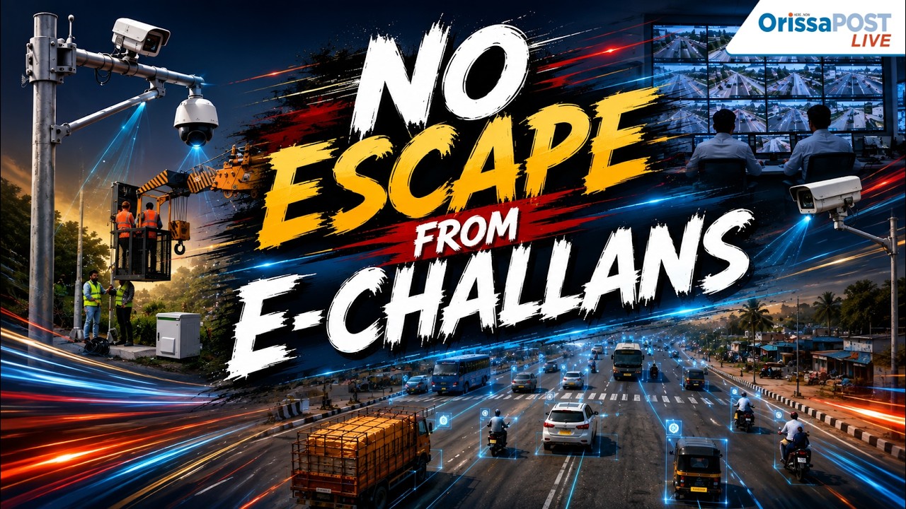 Odisha launches automatic e-challan system | AI cameras to catch traffic violators