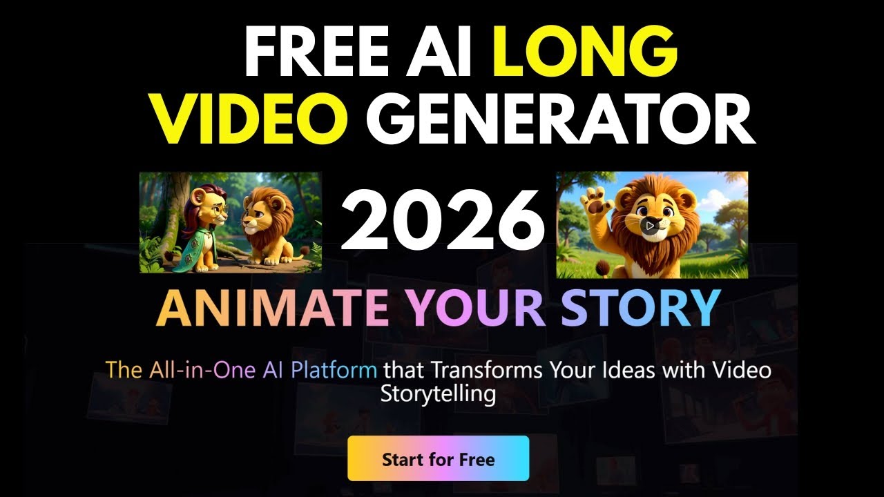 Create 3D FREE AI Long Video | Perfect for Kids Stories 