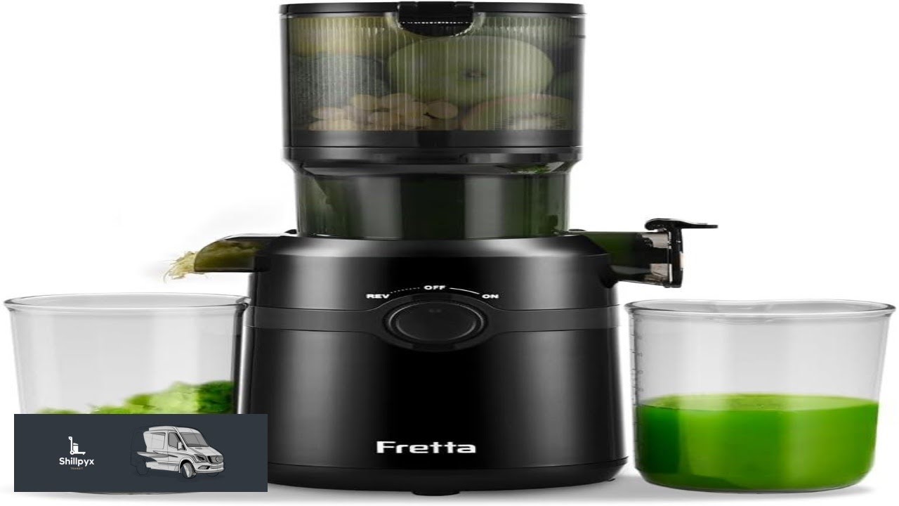 Juicer Machines Fretta Cold Press Juicer Machines with American Sourced PCTG Material Fit