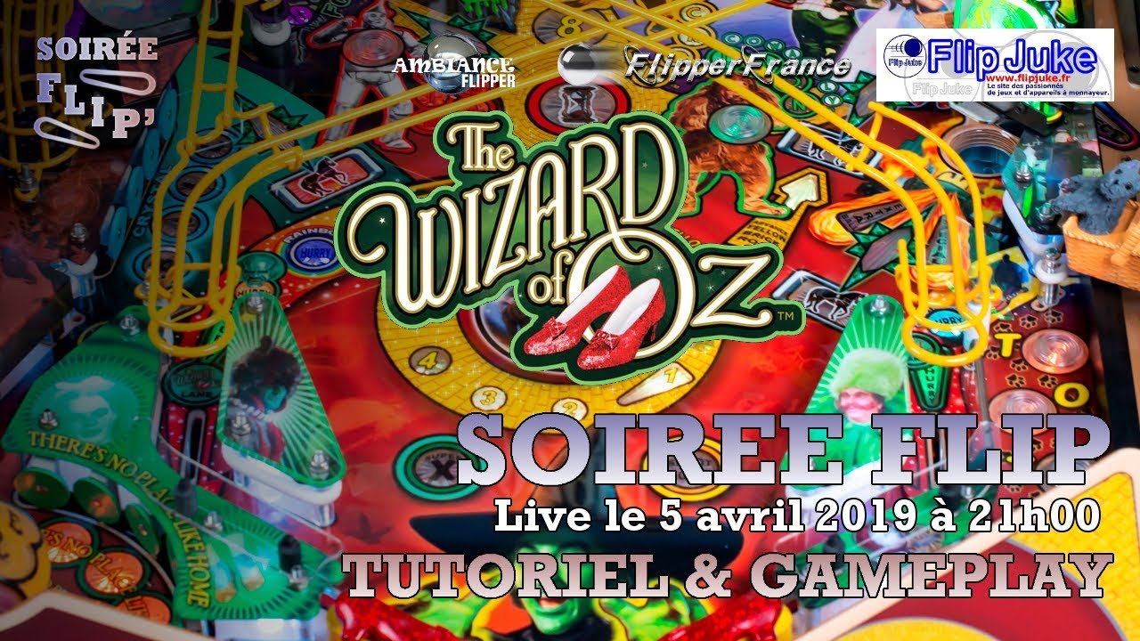 Soirée Flip - Wizard of Oz Yellow Brick Road (Jersey Jack Pinball 2019)