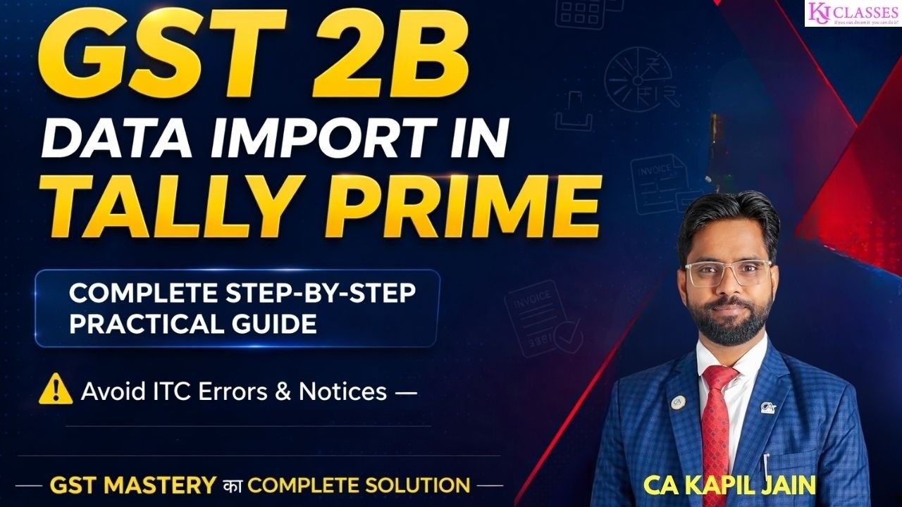 GST 2B Import in Tally Prime Step by Step.