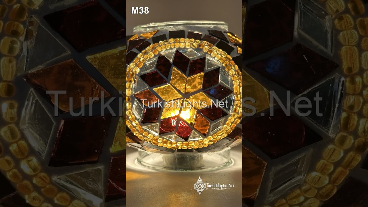 Authentic Turkish Mosaic Lamps | Handmade Lighting Art