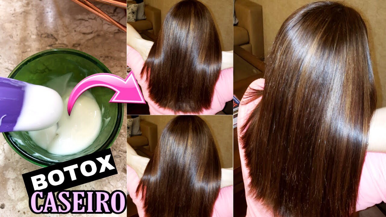 BOTOX CASEIRO|CABELO LINDO COM APENAS DOIS INGREDIENTES!