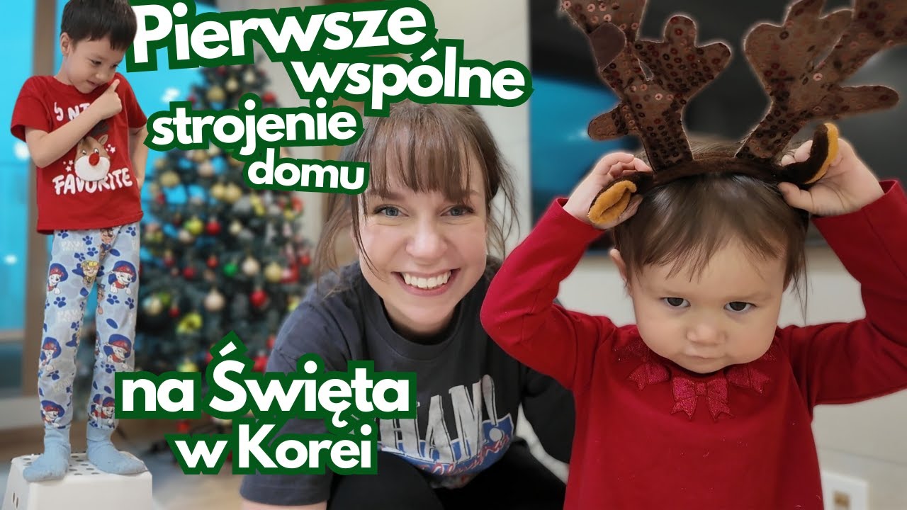 Nasze pierwsze wspólne dekorowanie mieszkania na Święta w Korei🎄