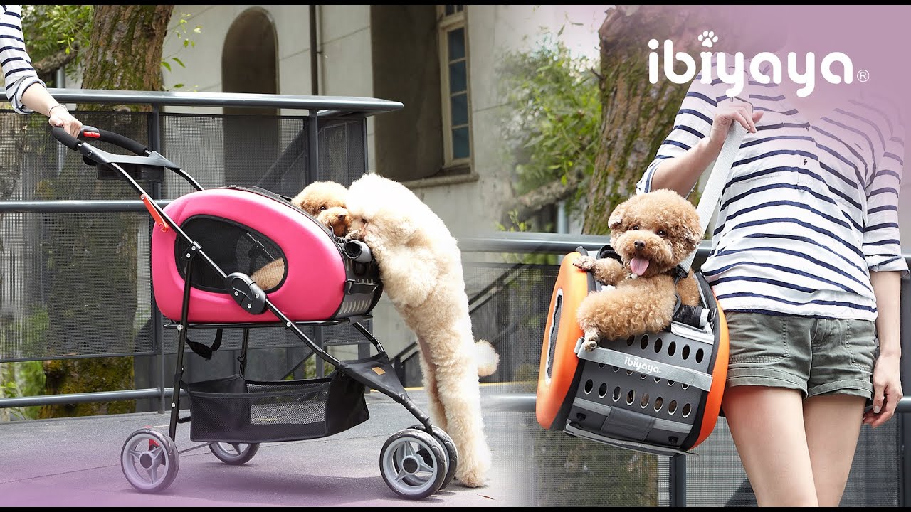 5 in 1 Multifunctional Pet Stroller | FS1009 5-in-1 Combo EVA Pet Carrier/Stroller | IBIYAYA