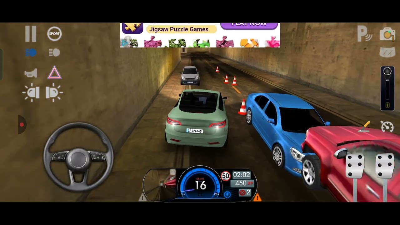Mașina lui Mira pe Driving School Simulator