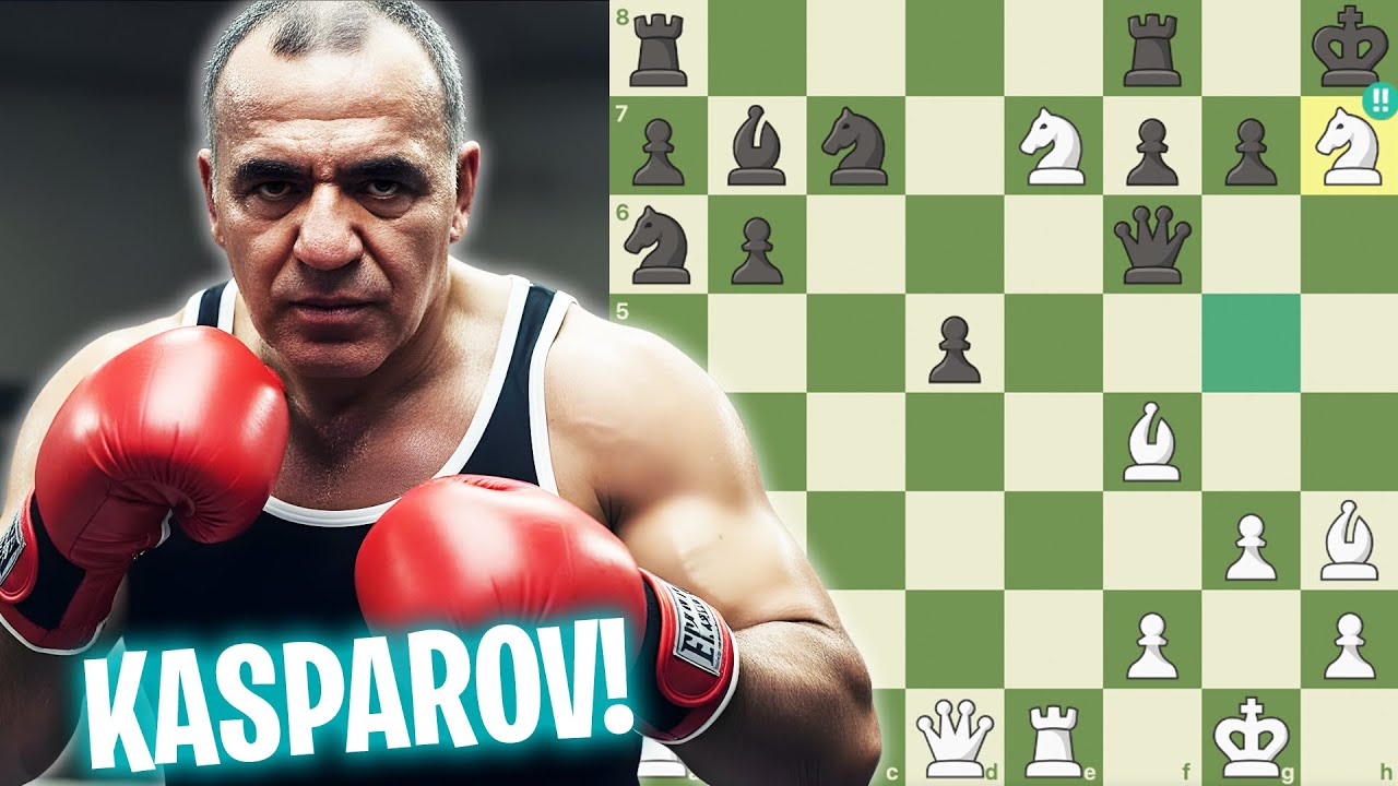 O Nível de AGRESSIVIDADE de Garry Kasparov é SURREAL!