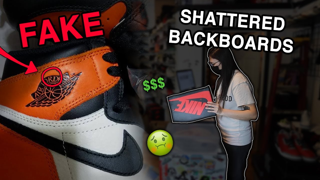 He Tried to Sell us FAKE Shattered Backboard Jordans...