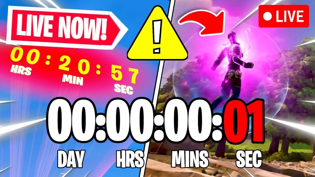 FORTNITE EVENT COUNTDOWN LIVE🔴 24/7 & In-game Event Right Now!