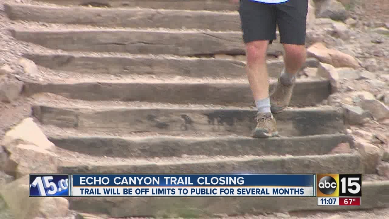 Phoenix to close Echo Canyon hiking trail.