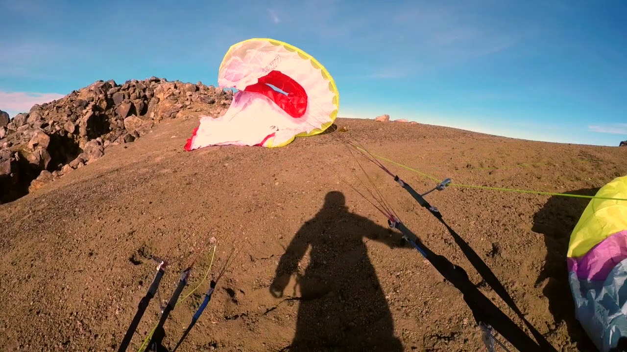 Paramillo del Quindio, Colombia. Vuelo en parapente.