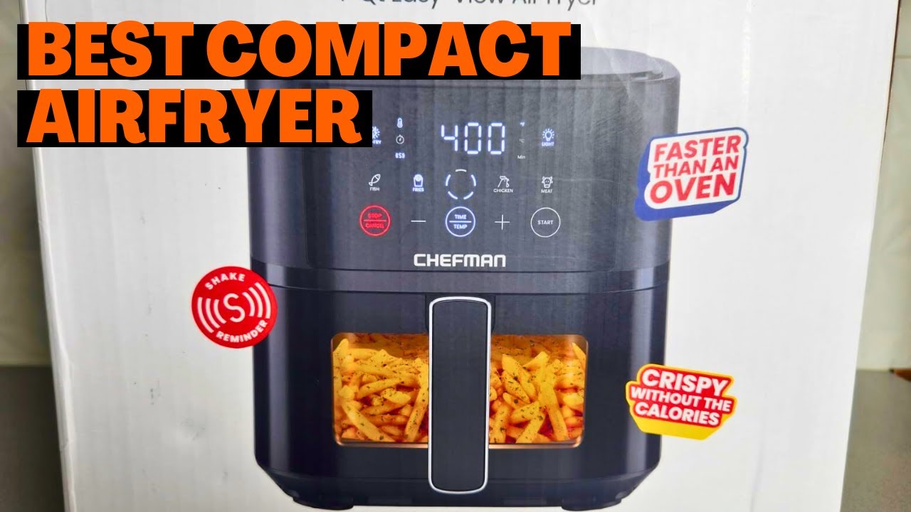 Chefman Air Fryer: 4 Qt Compact Airfryer For Quick & Easy Meals | Best Compact Airfryer