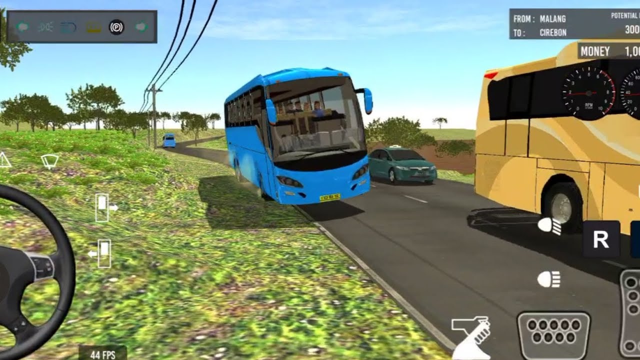 euro coach bus simulator 💥🤩 || indonesia bus simulator Android gameplay#bus #game part#1