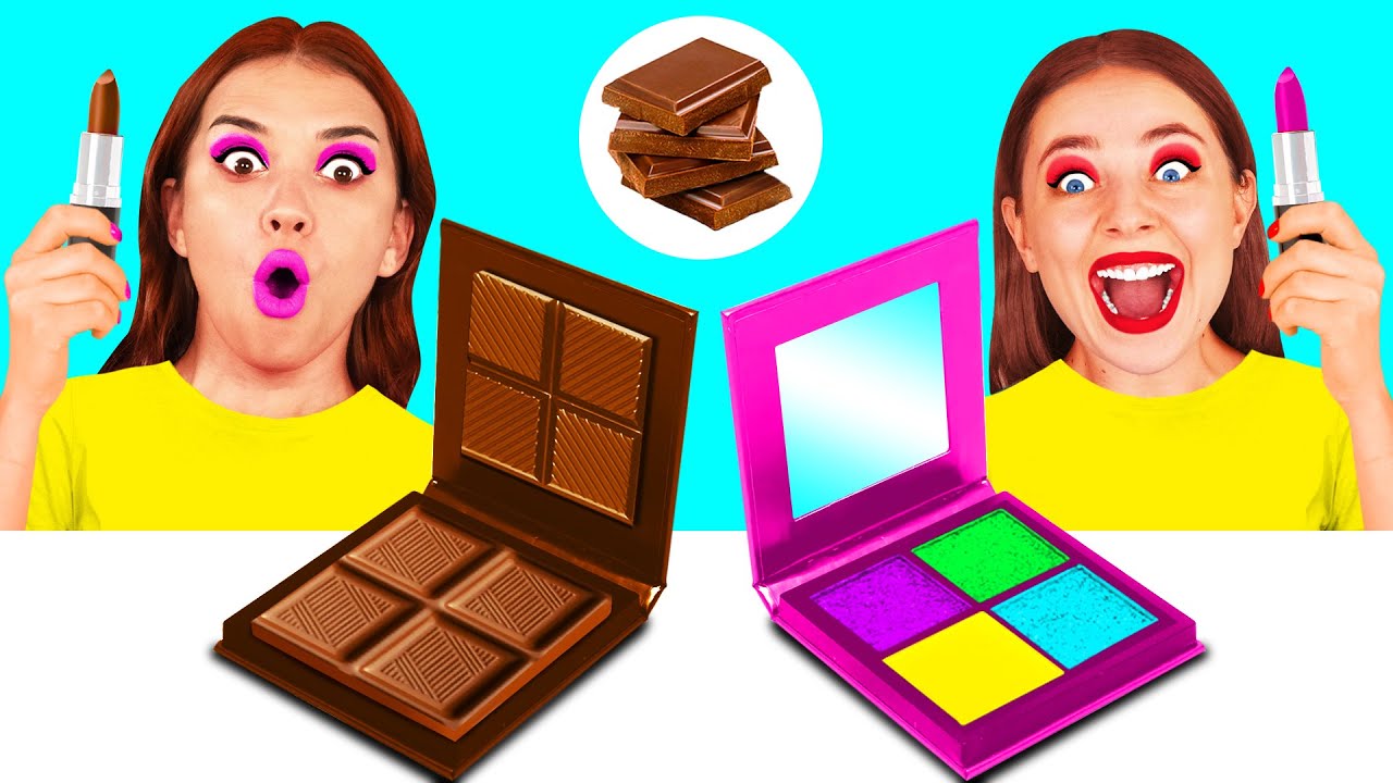 Real Food vs Chocolate Food Challenge | Funny Situations by BaRaFun Challenge