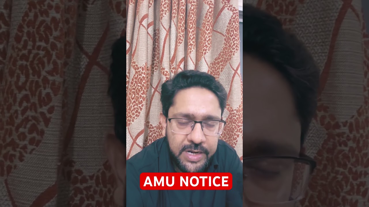 AMU NOTICE ABOUT COUNSELLING | Aligarh Muslim University Counselling #amuentrance #counselling