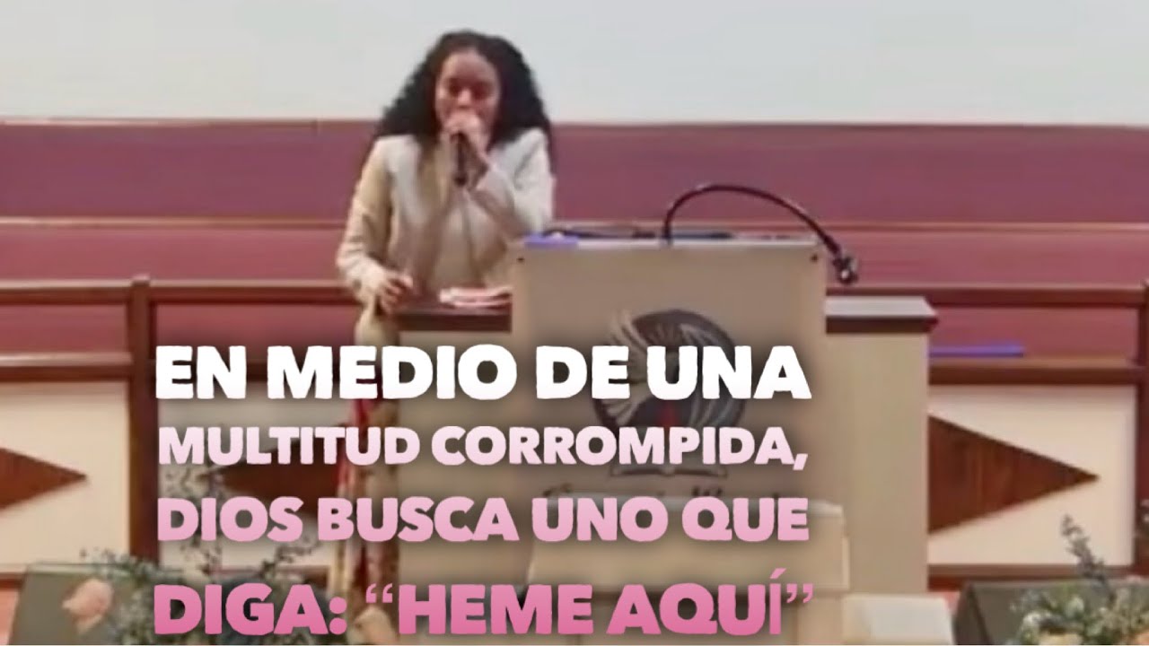 En medio de una multitud corrompida, Dios busca uno que diga “Heme Aquí”