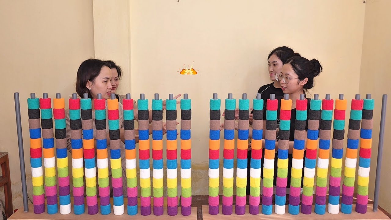 🎧 Relaxing Color Ball Sorting with Gentle ASMR | Calm but Competitive