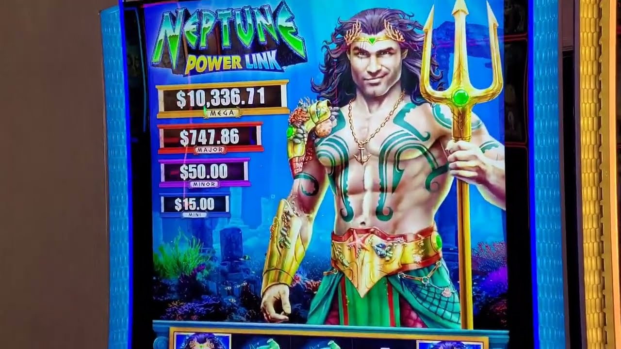 Ставки по $3 на игровой автомат Neptune Power Link, 4x40, казино Two Kings