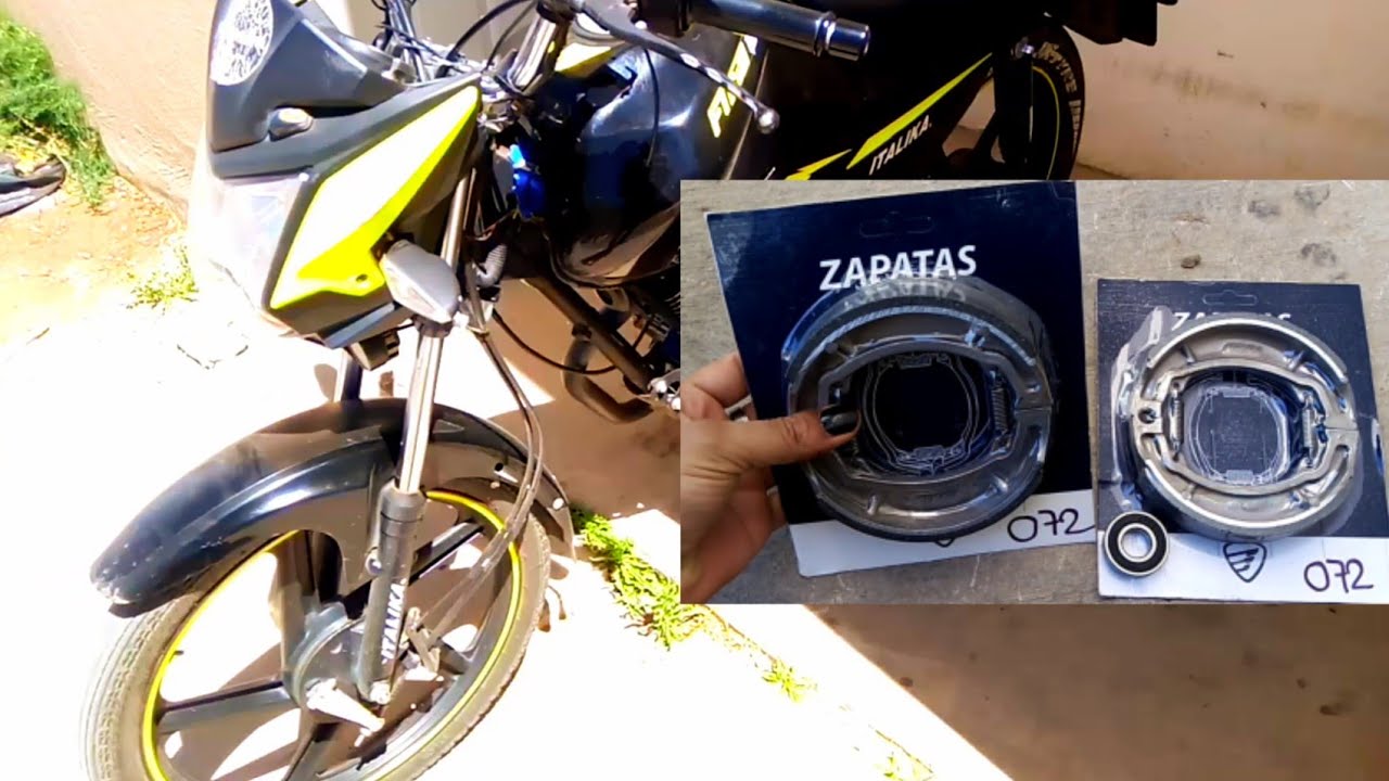 Cambio de Balatas (Zapatas) a moto  ITALIKA ft150ts
