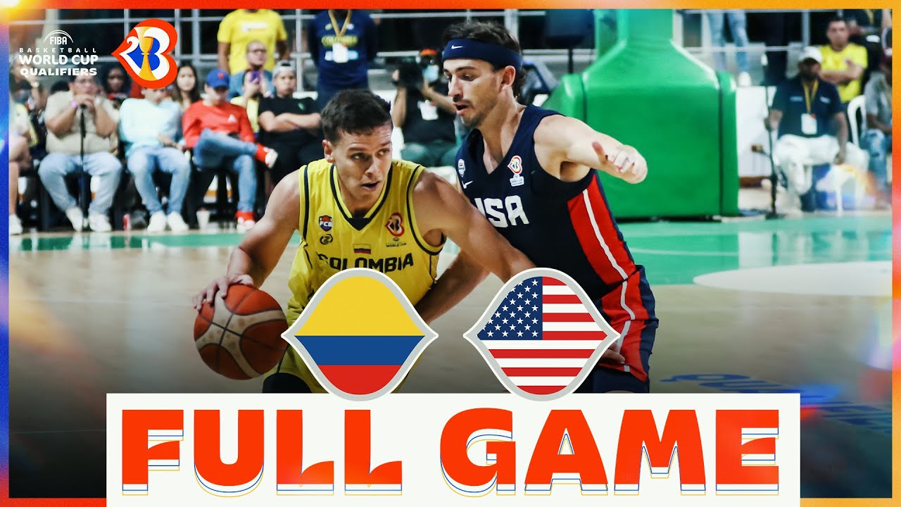 Colombia v USA | Basketball Full Game - #FIBAWC 2023 Qualifiers