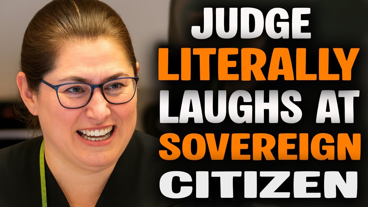 Sovereign Citizen Gets HUMILIATED as Judge Bursts Out Laughing in Court!