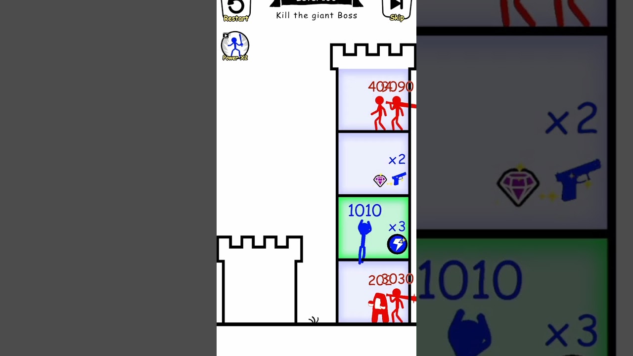 Stick Hero: Tower Defense 👍 #shorts #game #gameplay #drawing Draw 2 sa Satisfie South #game #shorts