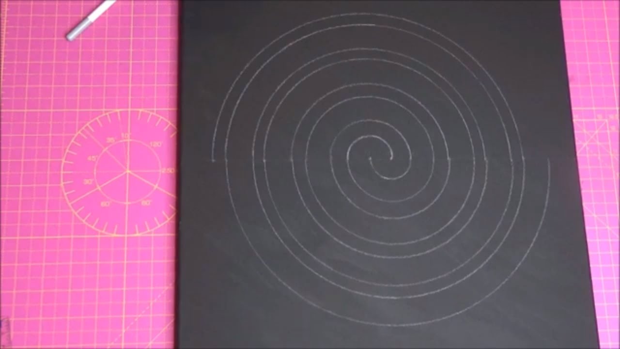 How To Draw A Double Spiral With Artist Janette Oakman Geometry Tutorial Fun With A Compassial