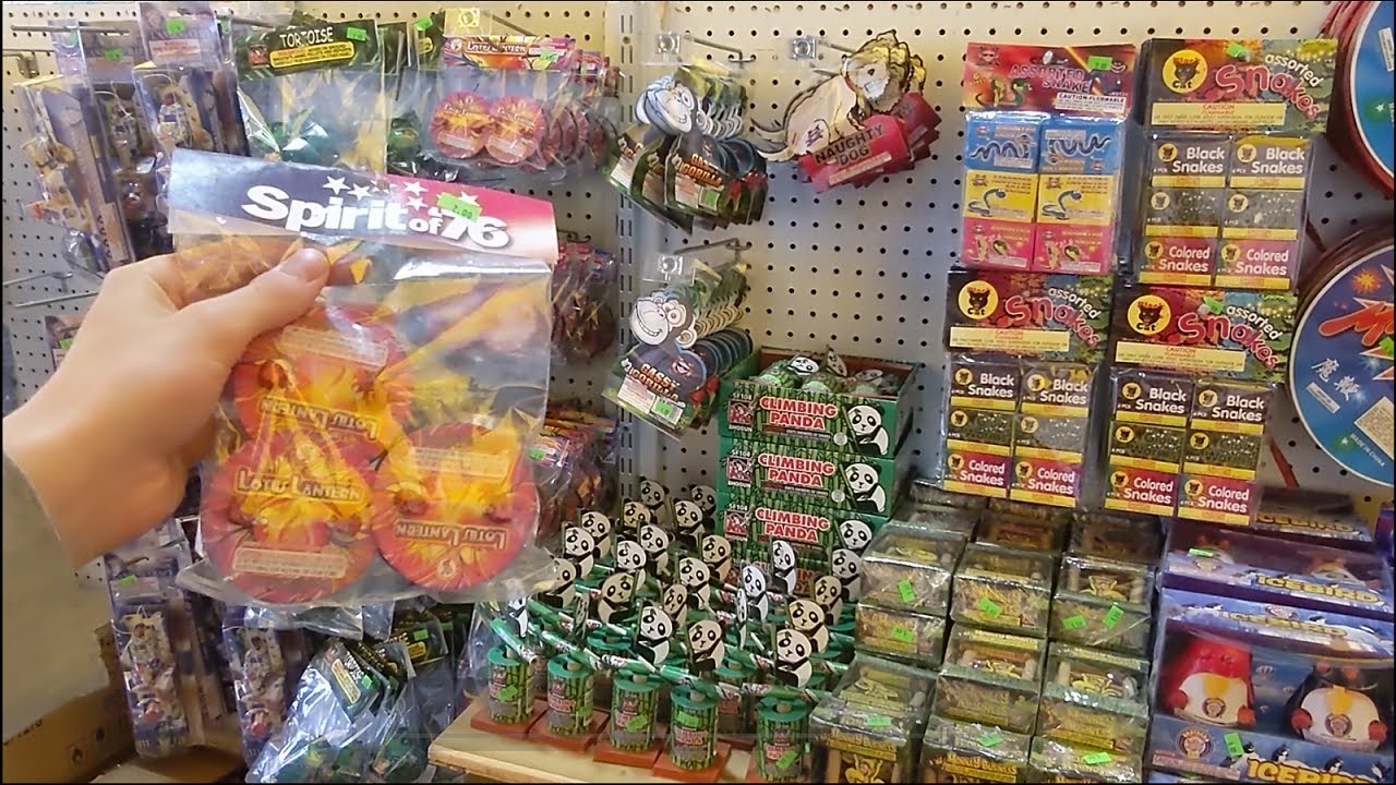 LEGAL FIREWORKS Shopping Before The 4th!