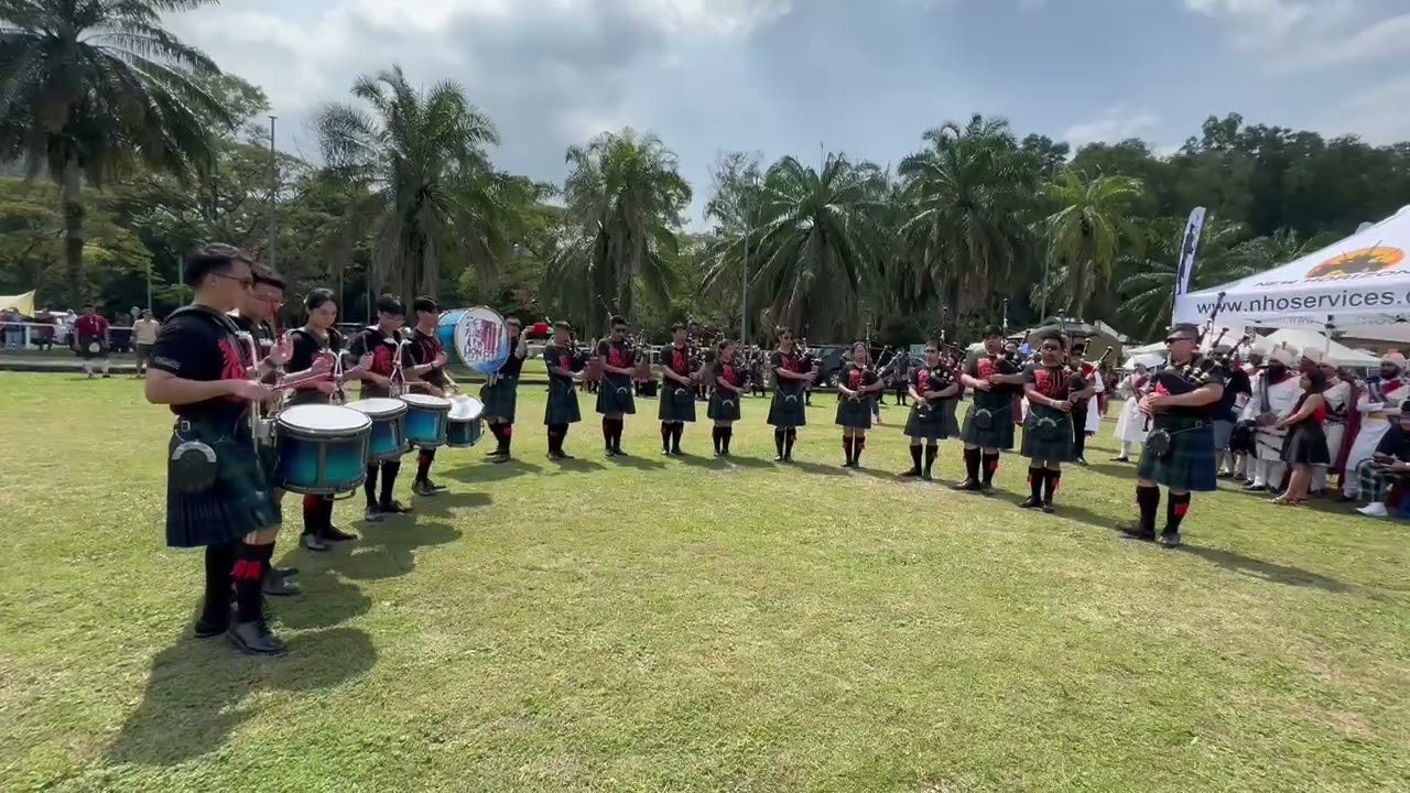 Lion City Pipe Band @ KL Highland Games  (28 Sep 24) - Medley