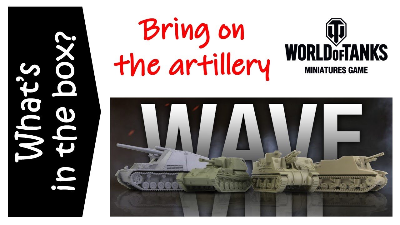 World of TANKS - The Miniatures Game Wave 8: распаковка и обзор правил артиллерии