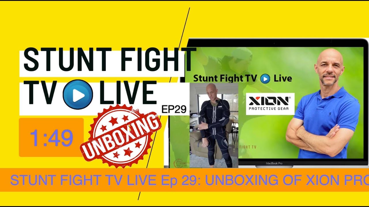 STUNT FIGHT TV LIVE Ep 29: UNBOXING OF XION PROTECTION GEAR