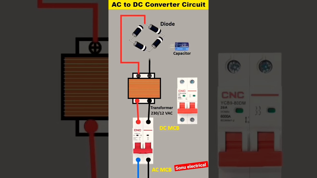 #@AC to DC #Converter Circuit #technology //vlog // Sonu electrical