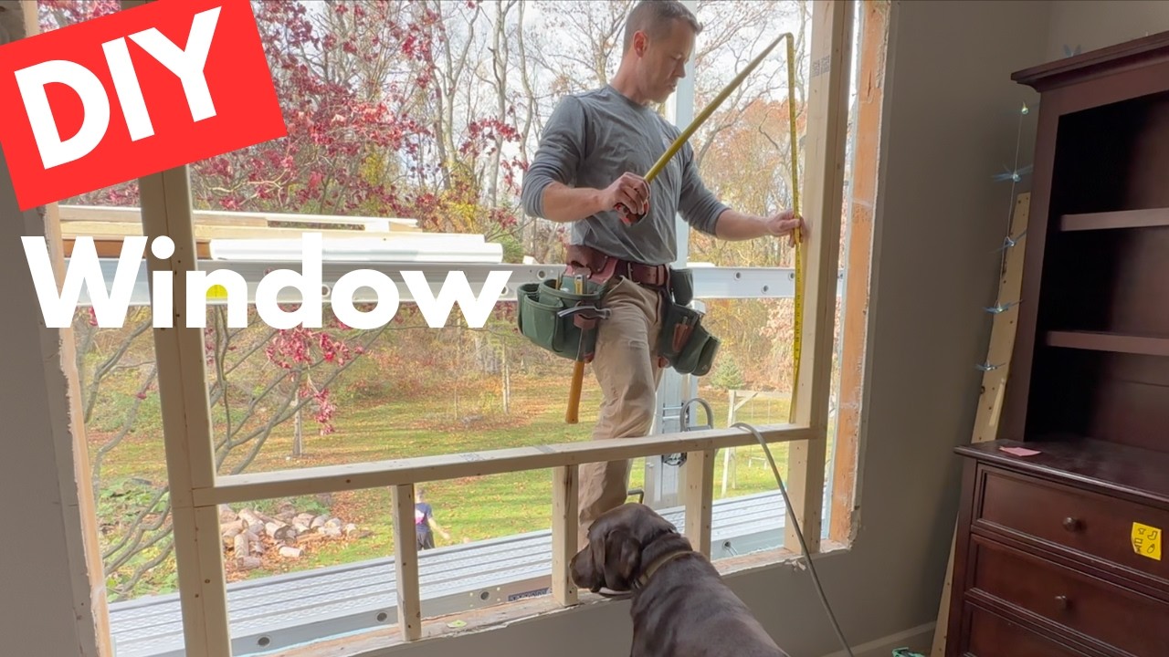 How to Install a Smaller Energy Efficient Window / Installing a Window with Foam Sheathing