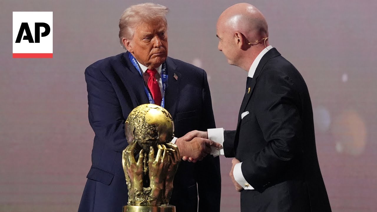 FIFA gives its new peace prize to Trump: 'World is a safer place now'