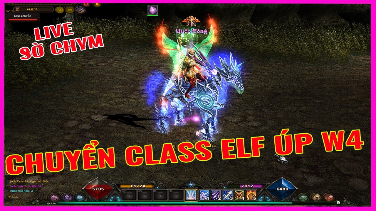🔴 Mu Online Mới Nhất 2024 | Đen Qúa Chuyển Elf Săn Boss Xoay Wing 4 Cho Đỏ Nào  | GAME TV